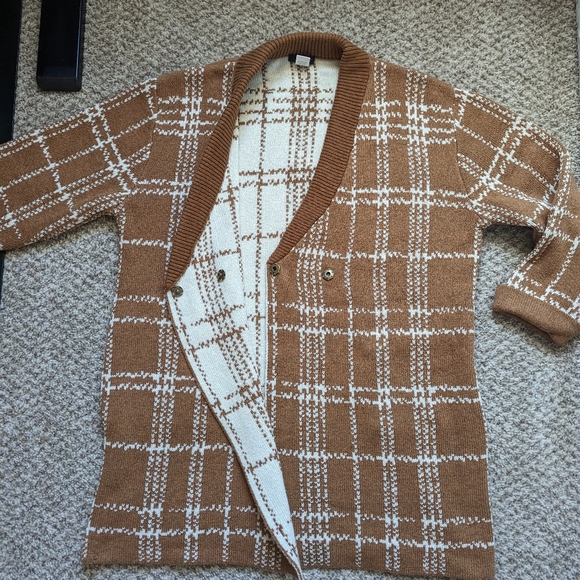 Sweater Long Plaid Kerisma - Picture 8 of 13